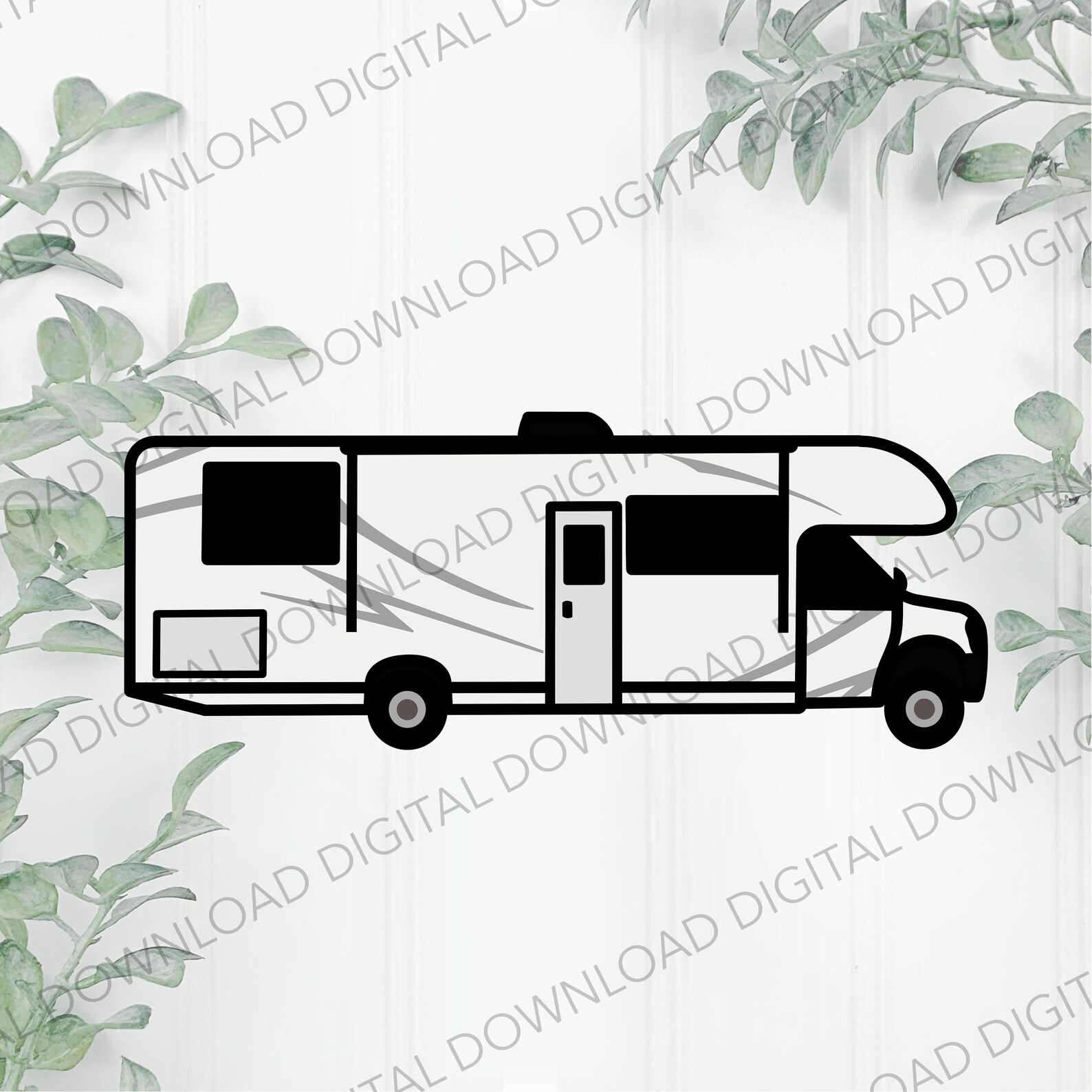 Class C PNG, Motorhome Clipart, RV Clipart, Motorhome Sublimation ...