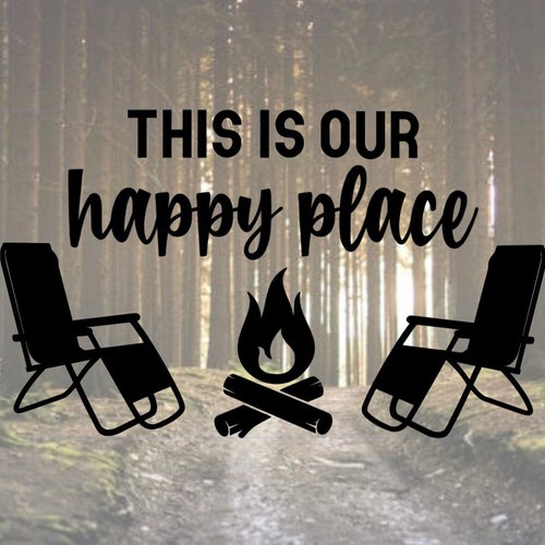 This is Our Happy Place Decal Camper Decal Decal for Slide Etsy