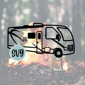 Class A SVG, Class A Camper, Camper SVG, Camper Cut File, Camper Cutting File