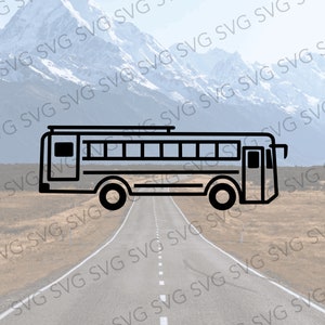 Skoolie camping-car SVG, SVG de camping-car d&#39;autobus scolaire, camping-car SVG, fichier de coupe camping-car, fichier de coupe de camping-car, conception numérique d&#39;autobus scolaire, Svg d&#39;autobus scolaire