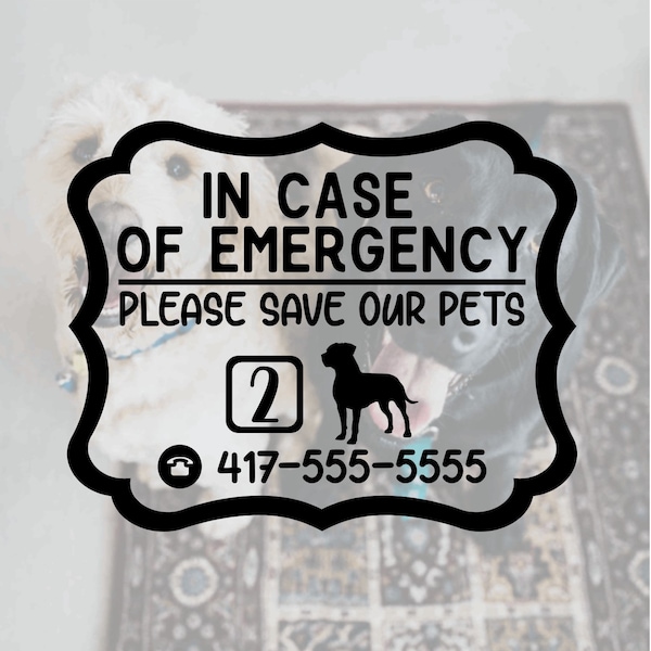 Pet Inside Sticker Etsy