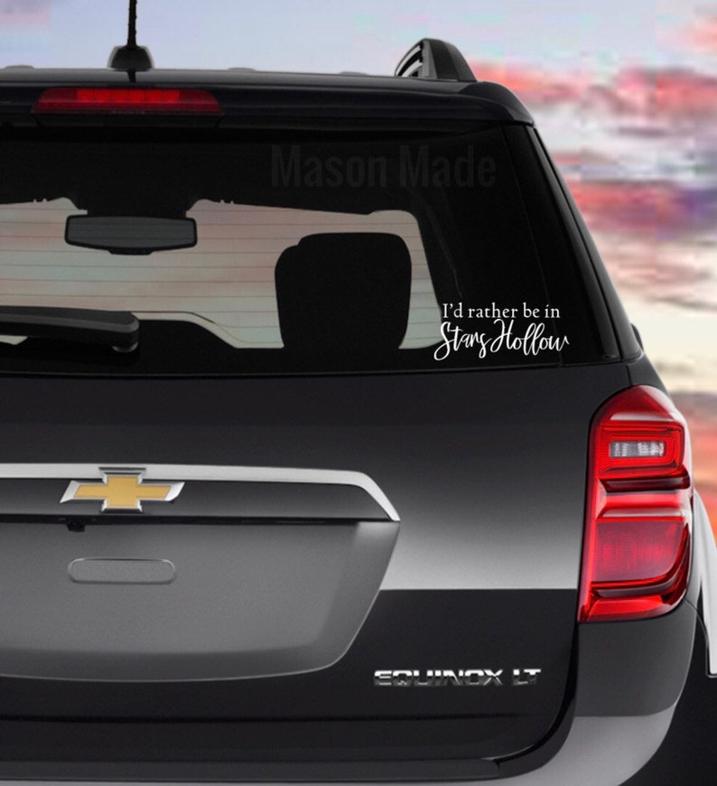 Stars Hollow Decal Drink Like A Gilmore Gilmore Girls Decal