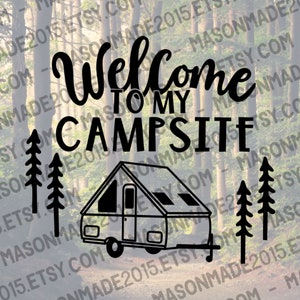 A-Frame Camper Decal, Vinyl Decal, A-Liner Camper, Aliner Decal, A-Liner Sticker