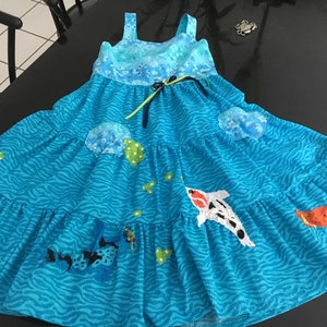 One of a kind Koi Fish Dress