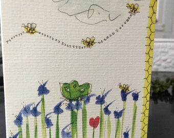 Just Buzzin by to say Hello  (Line 2 Beeing)
