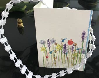 Plain Greeting Card-My Heart is in your Garden