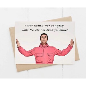 Liam Gallagher Oasis Wonderwall Card Quote Card