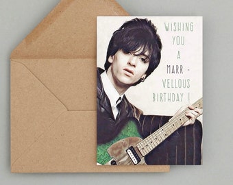 Johnny Marr The Smiths Birthday Card