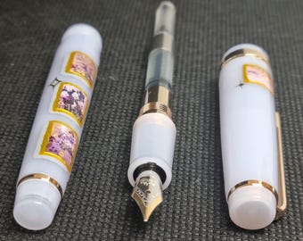 Purple Photographs Fountain Pen – One of a Kind