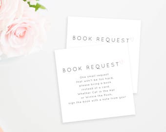 Bring a Book Card | Etsy