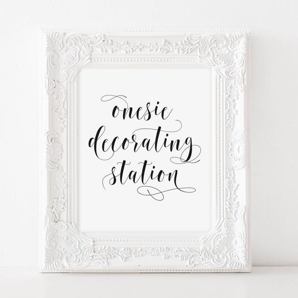 Onsie Decorating Station - Etsy