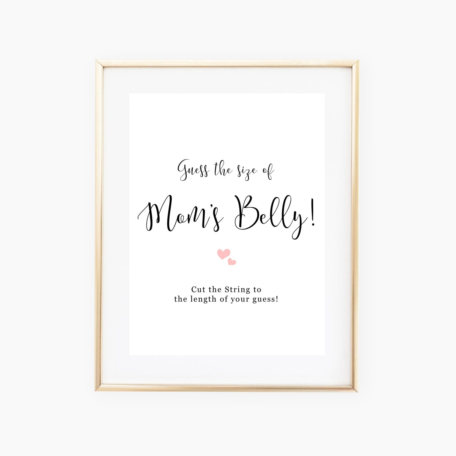 Guess the Size of Mom s Belly Game Cut the String Shower Game Mom s Belly Game Printable Baby Shower Game Etsy Canada