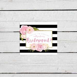 Printable Bridesmaid Proposal Wine Label Will You Be My - Etsy