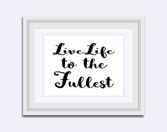 Bucket List Printable with Worksheet Make a plan to live