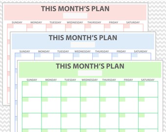 Regular monthly organizer Etsy photograph about Monthly Organizer identify Every month organizer Etsy