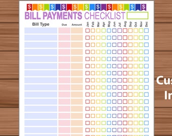 printable budget etsy