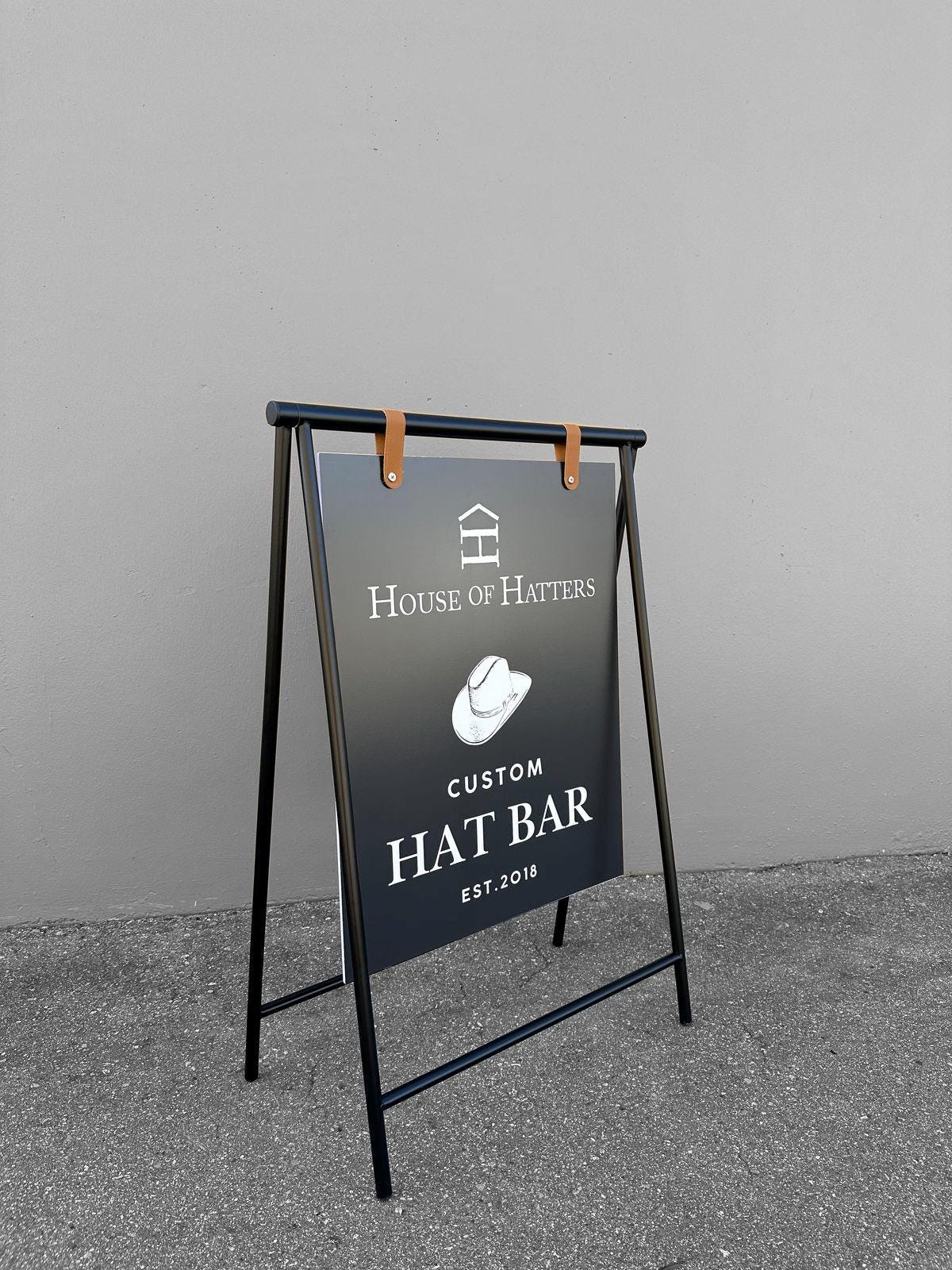 Durable Foldable A-frame Sidewalk Sign | Double-sided Portable Display ...