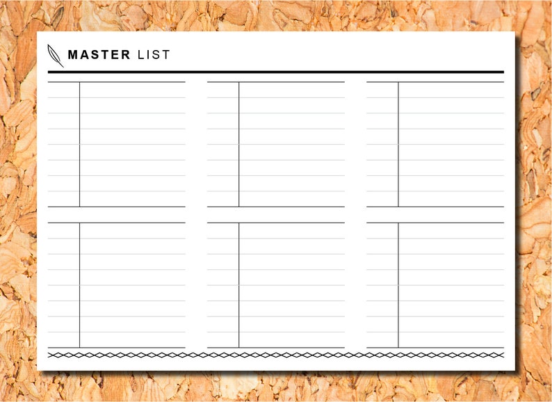 Blank Task List Printable Task Planner Task Schedule To Do Etsy