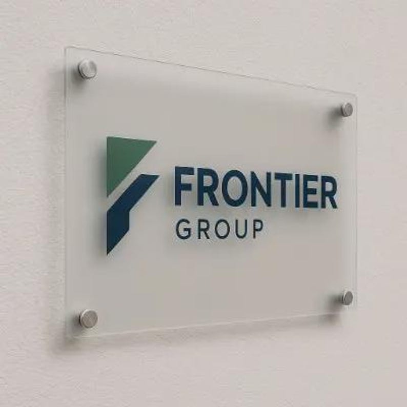 Acrylic Logo Sign, Custom Logo, Business Sign, Plaque for Office Wall ...