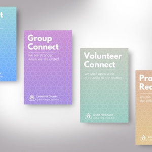Church Connect Card Template Bundle Canva Template Crystal Pastel Church Connect Card Template Bundle Canva Template Crystal Pastel