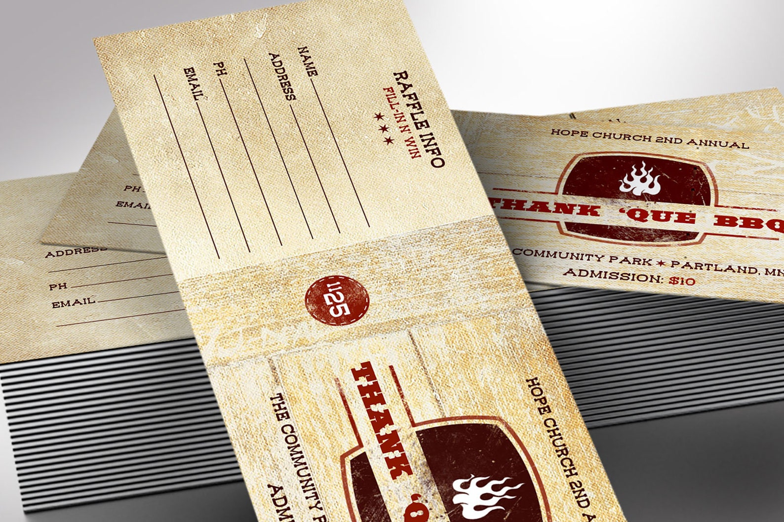 Country Western Barbecue Ticket Template Set Word and Publisher Country Western Barbecue Ticket Template Set Word and Publisher