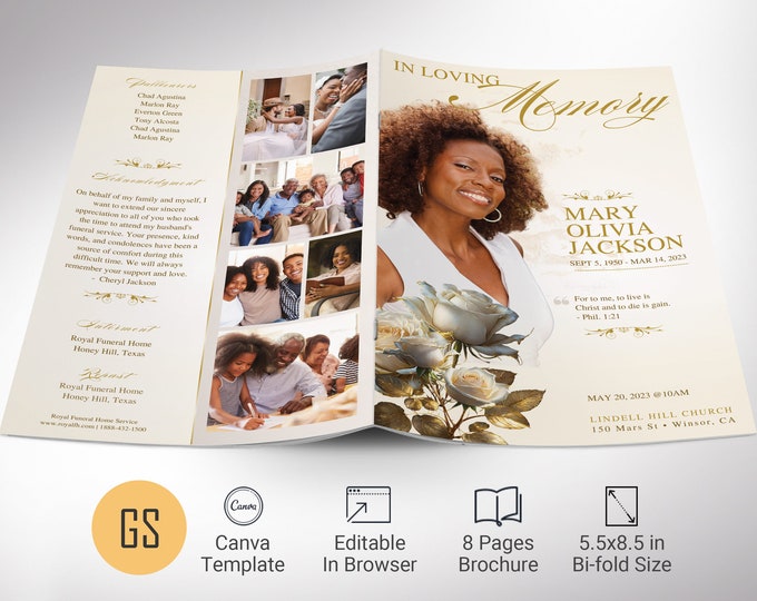 Women Funeral Programs