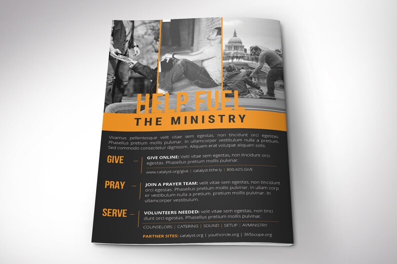 Catalyst Youth Conference Program Template for Canva – perfect for any youth gathering! Make a big impression with your youth conference program. This Canva template will create a stylish and modern personal look for your program. With 8 pages