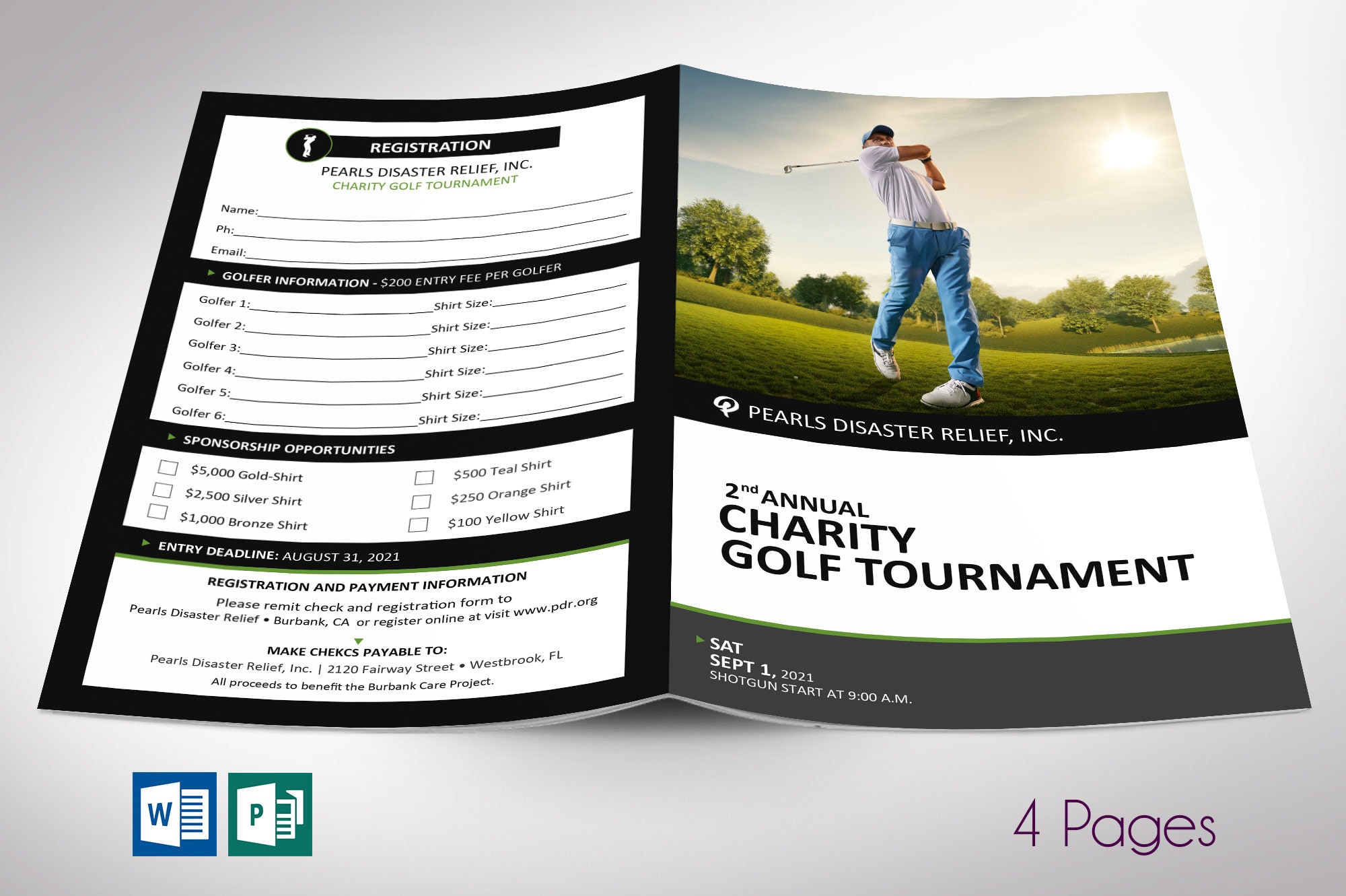 Printable Golf Flyer 