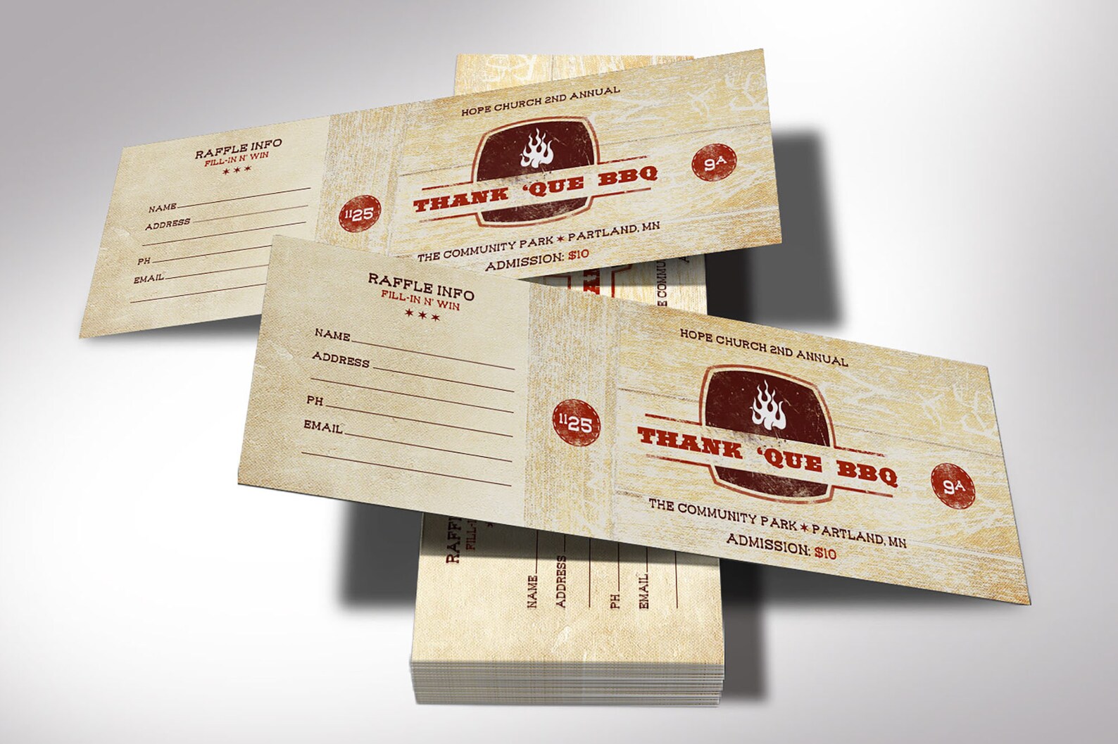 Country Western Barbecue Ticket Template Set Word and Publisher Country Western Barbecue Ticket Template Set Word and Publisher