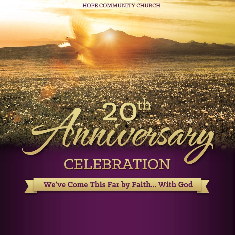 Church Anniversary Program Template Word Template, Publisher, Gold Purple Pastor Appreciation 8 Pages 5.5x8.5 in image 7