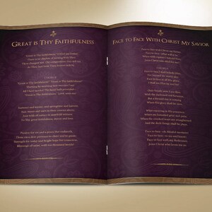 Royal Funeral Program Template, Purple Gold Word Template, Publisher Celebration of Life 8 Pages 5.5x8.5 inches image 4