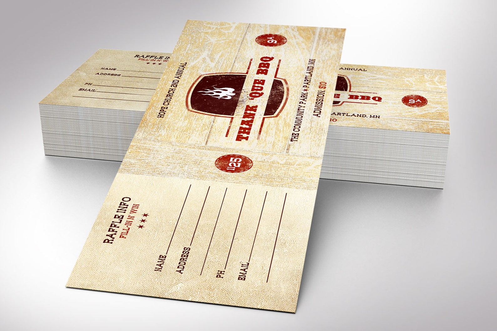 Country Western Barbecue Ticket Template Set Word and Publisher Country Western Barbecue Ticket Template Set Word and Publisher