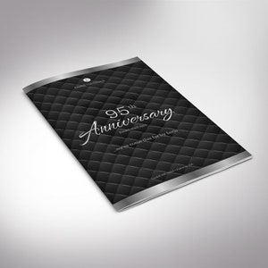 May include: Black and silver program booklet with a quilted pattern and the text "95th Anniversary Established 1922 ...we've come this far by faith" and "Lindell Hill Hotel - Fairway, GA".