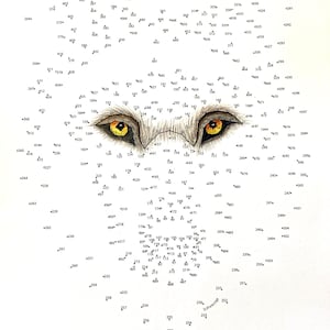 Wolf - Extreme Dot to Dot - PDF Activity and Coloring Page