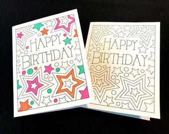 Happy Birthday Card With Balloons
