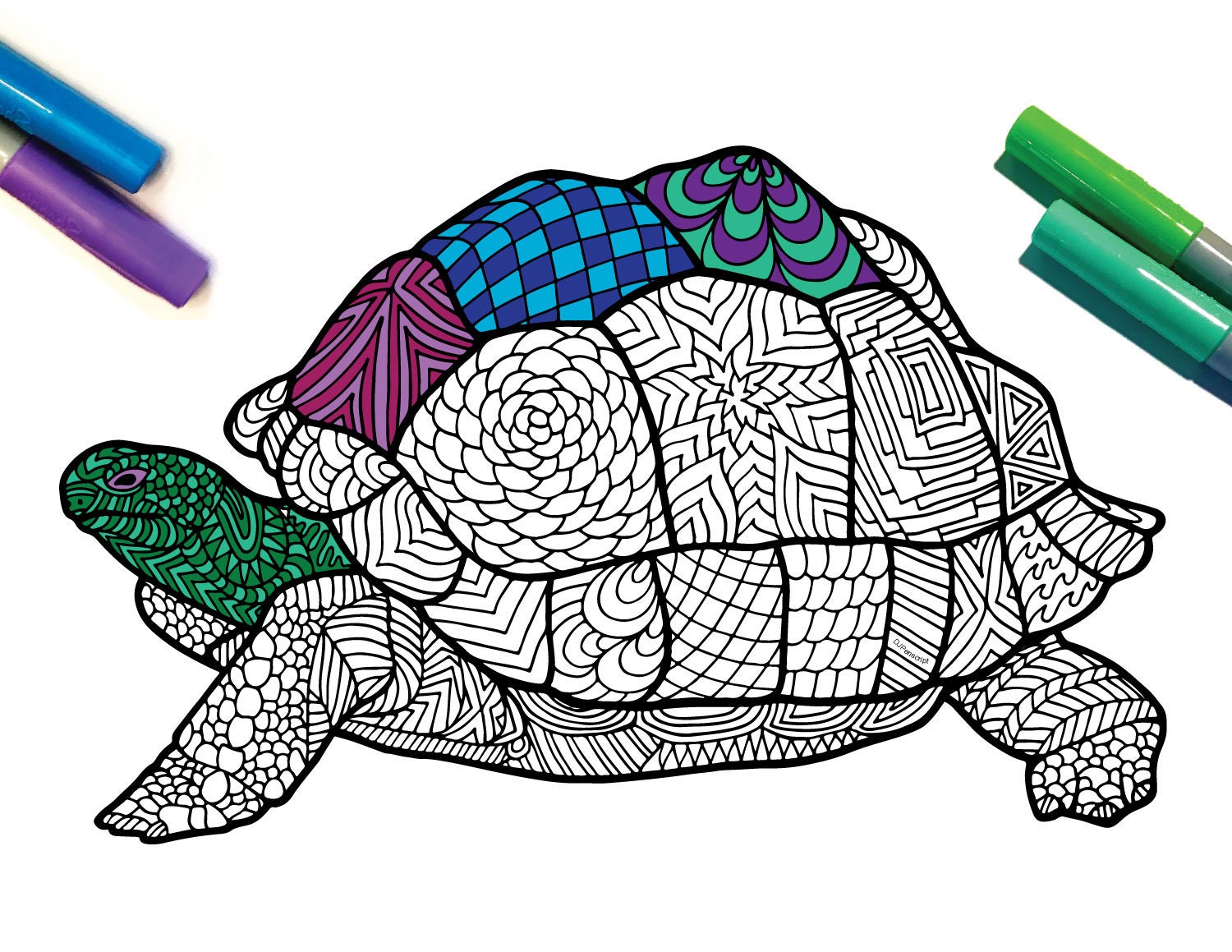 Giant Tortoise Endangered Animal PDF Animal Coloring Page - Etsy Ireland Giant Tortoise Endangered Animal PDF Animal Coloring Page - Etsy Ireland