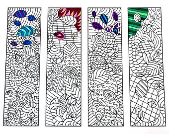 Signets abstraits - Coloriage PDF