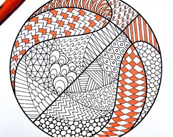 Basketball - PDF Coloring Page