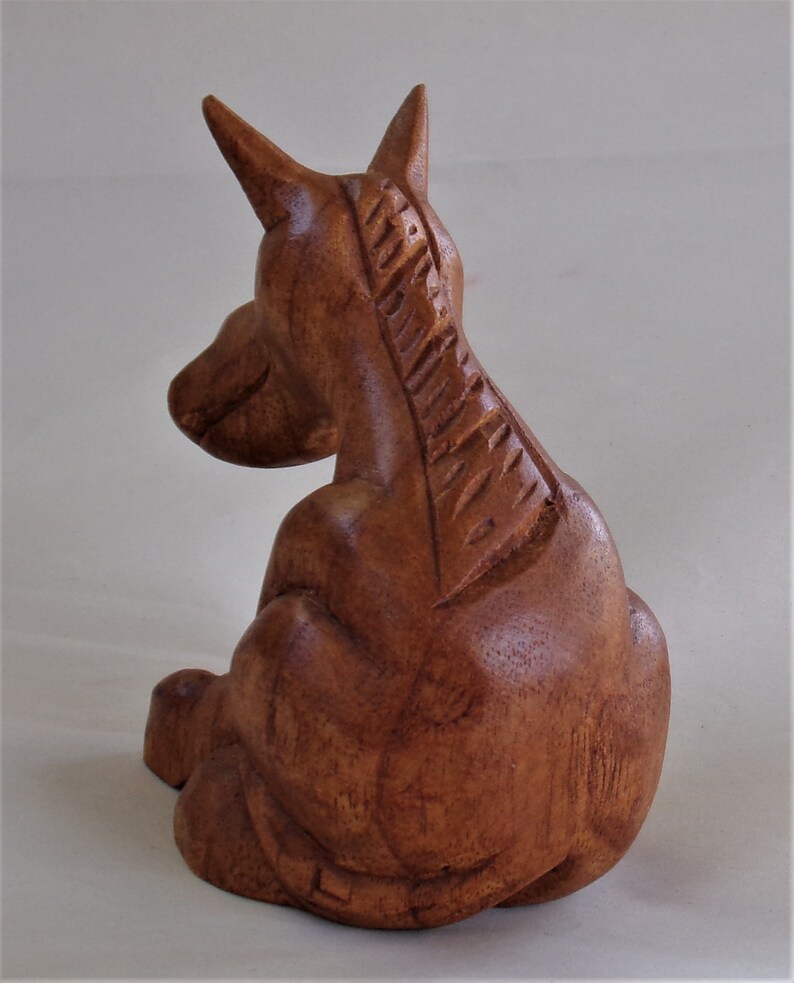 Donkey wood carving dnkSt_4 Etsy