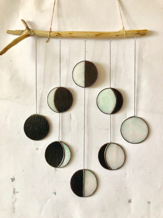 Stained Glass Moon Phases