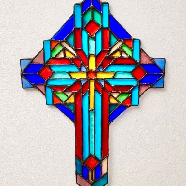 Stained Glass Suncatchers Religious Etsy