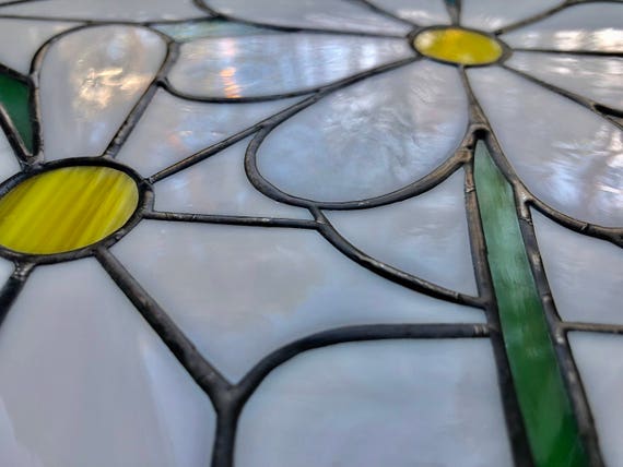 Flower Stained Glass Picture Flowers Suncatcher flower window transom panel Сhamomile wall decor Camomile art Daisy wheel panel Chamomel art Flower Stained Glass Picture Flowers Suncatcher flower window transom panel Сhamomile wall decor Camomile art Daisy wheel panel Chamomel art