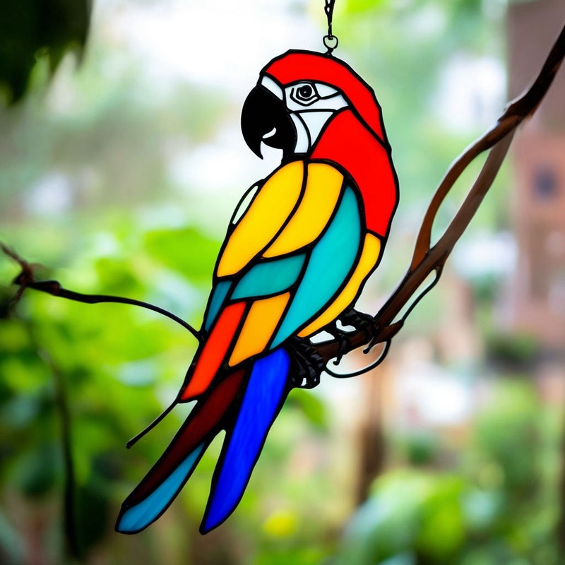 Picture of Parrot Outdoor Decor - Etsy