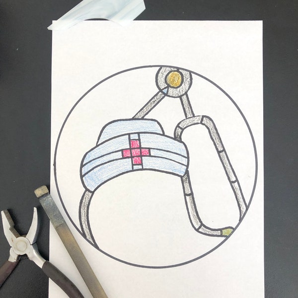 Nurse Stained Glass Pattern Etsy