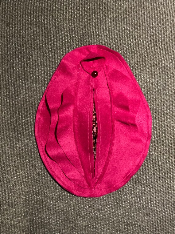 Yoni Vagina Clitor Greeting Fabric Pillow Feminine Rose Goddess Greeting  Hand Stitched Sewing Art Cloth Pin Textile Vulva Pink Badge Anatomy - Etsy