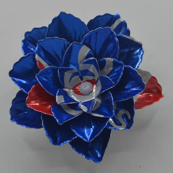 ROSE magnets. 5-layer rose, made with various aluminum cans! Beautiful Colors! SALE! Pop can magnets