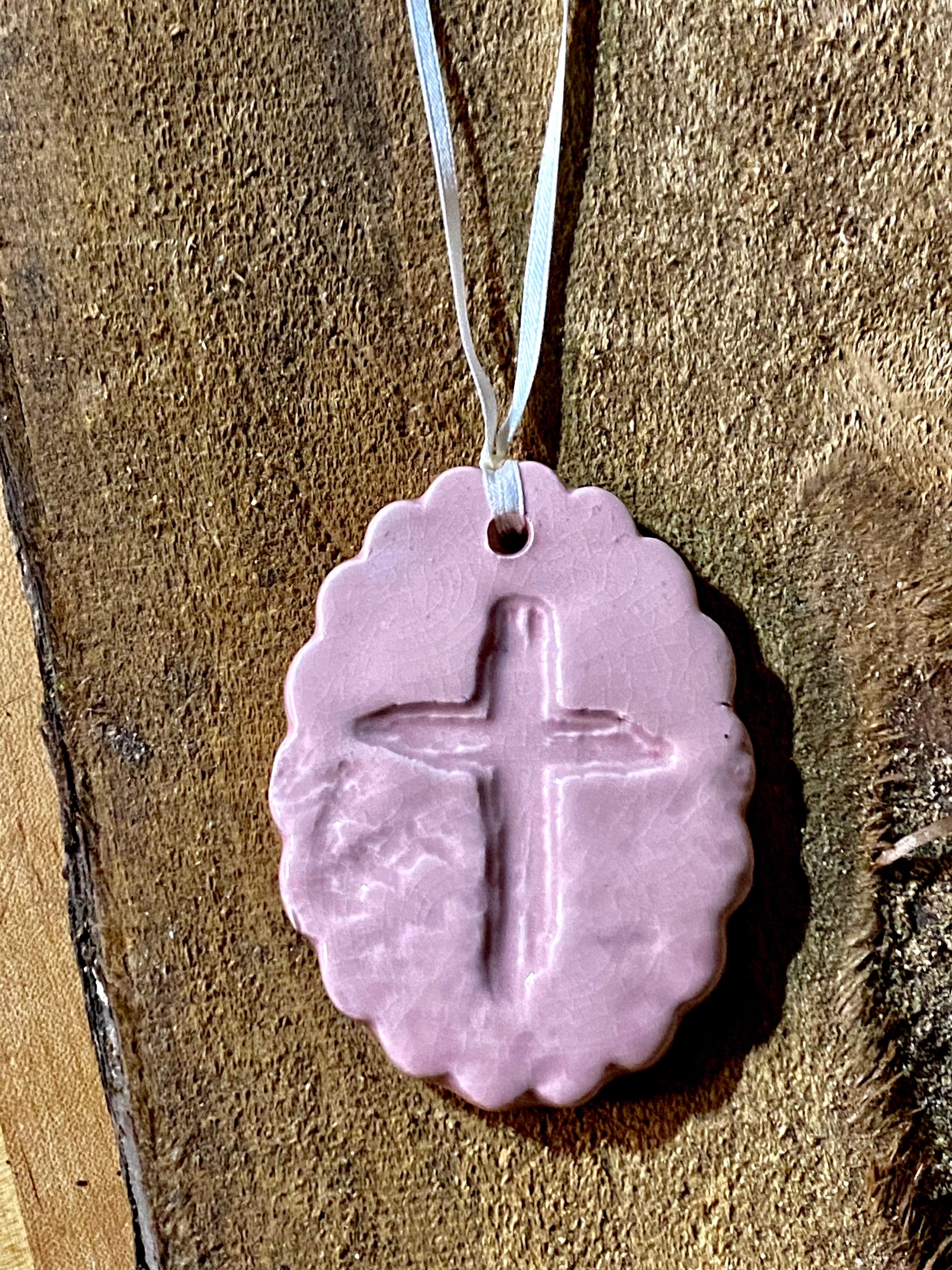 Cross Wall/ornament Hanger. Handmade Pottery. Choice of Color. Etsy