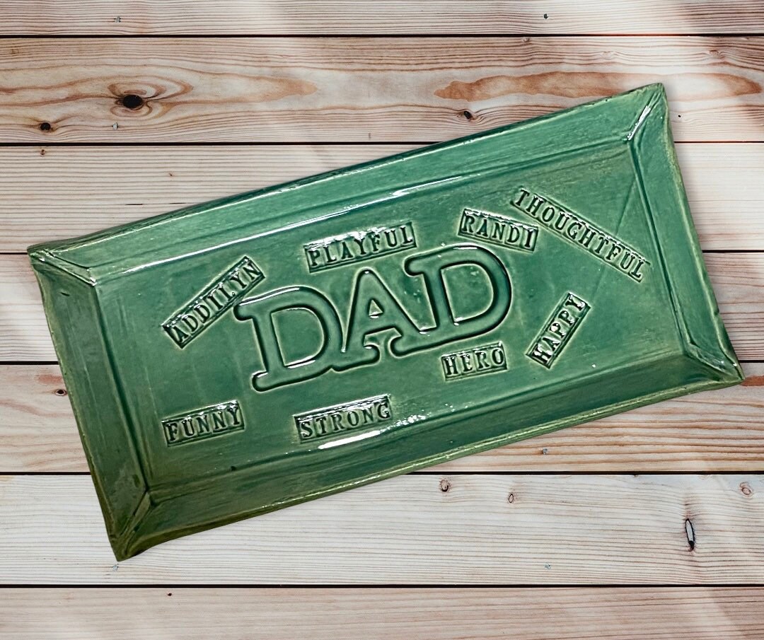 Unique Desk or Dresser Tray words About... Adjectives You Etsy