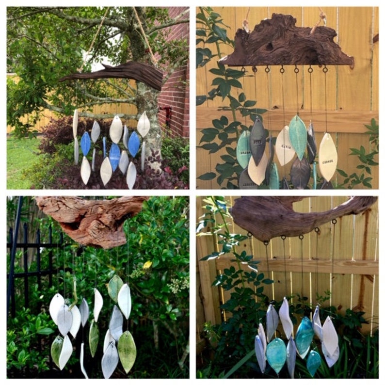 Personalized Family Wind Chimes With Names and Dates Handmade Etsy