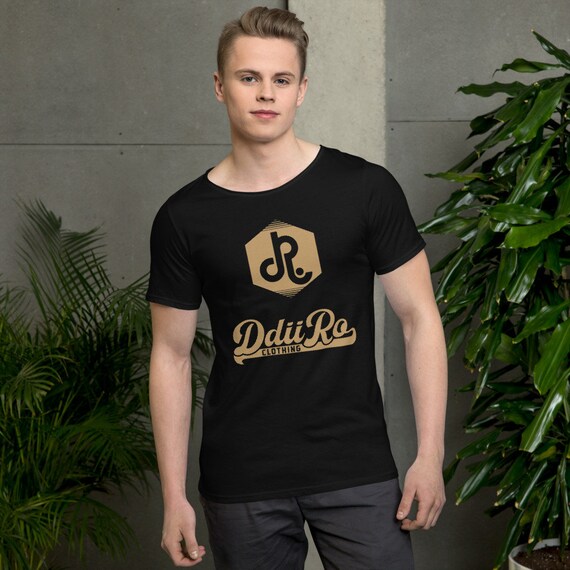 DDIIRO Men's Raw Neck Tee